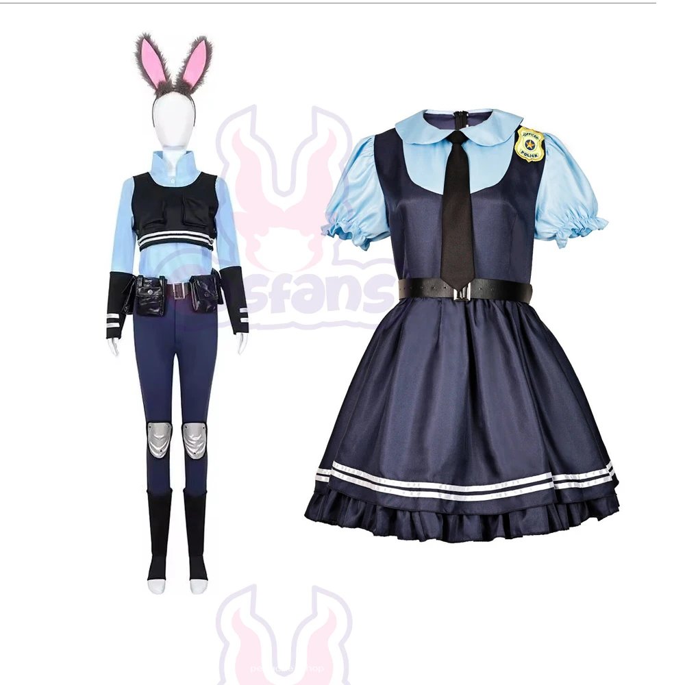 Déguisement Judy Hopps Zootopie | Costumes Officier & Robe