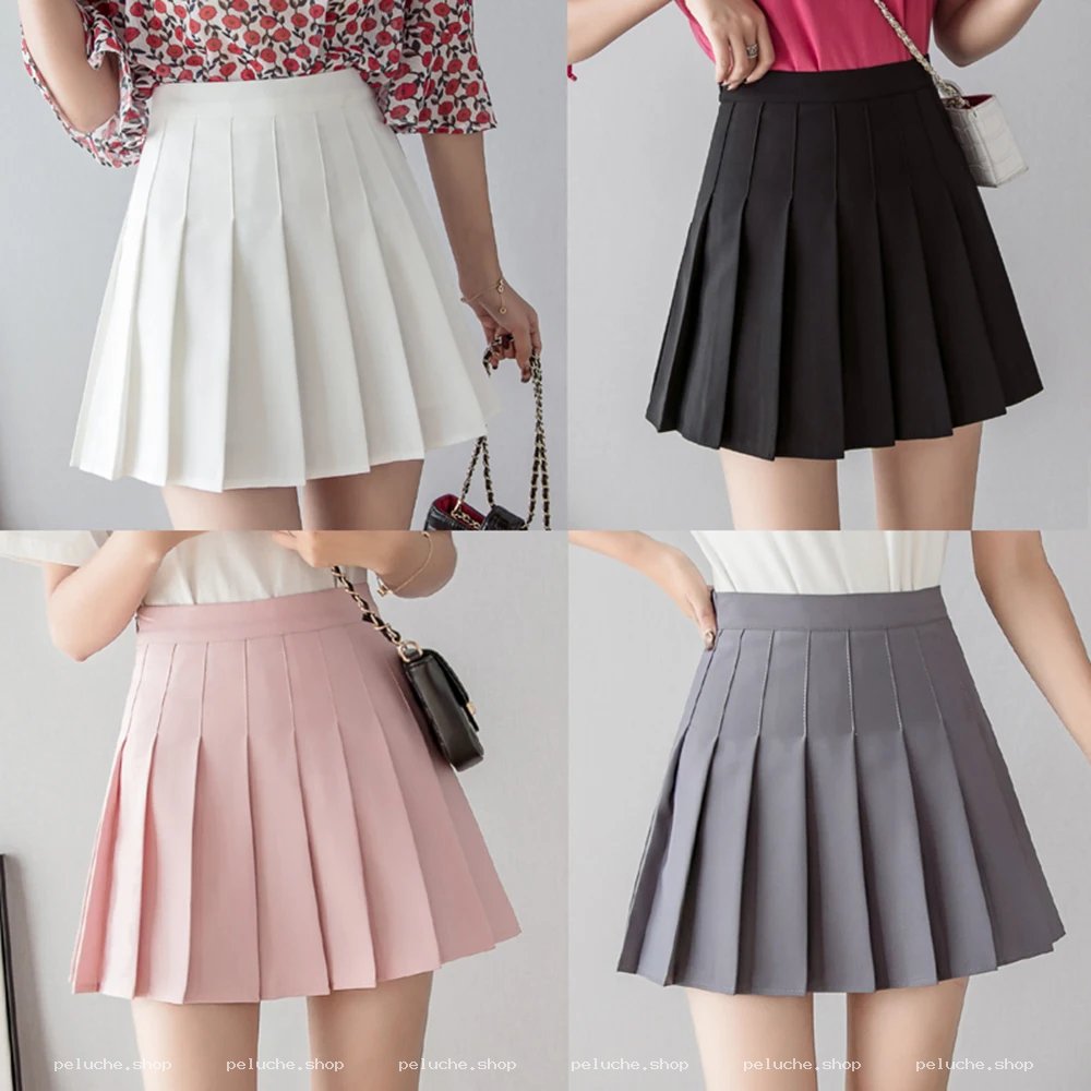 Mini-Jupe Plissée Femme - Couleurs Variées & Style Tendance