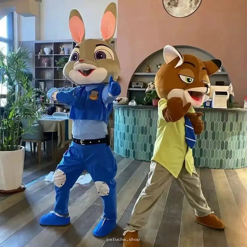 Mascottes Zootopia Judy Hopps & Nick Wilde – Costumes