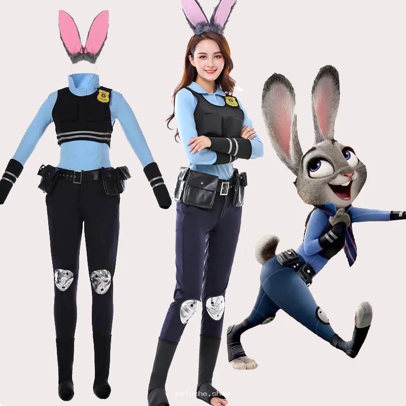 Déguisement Judy Hopps Zootopie | Costume Lapine Policière