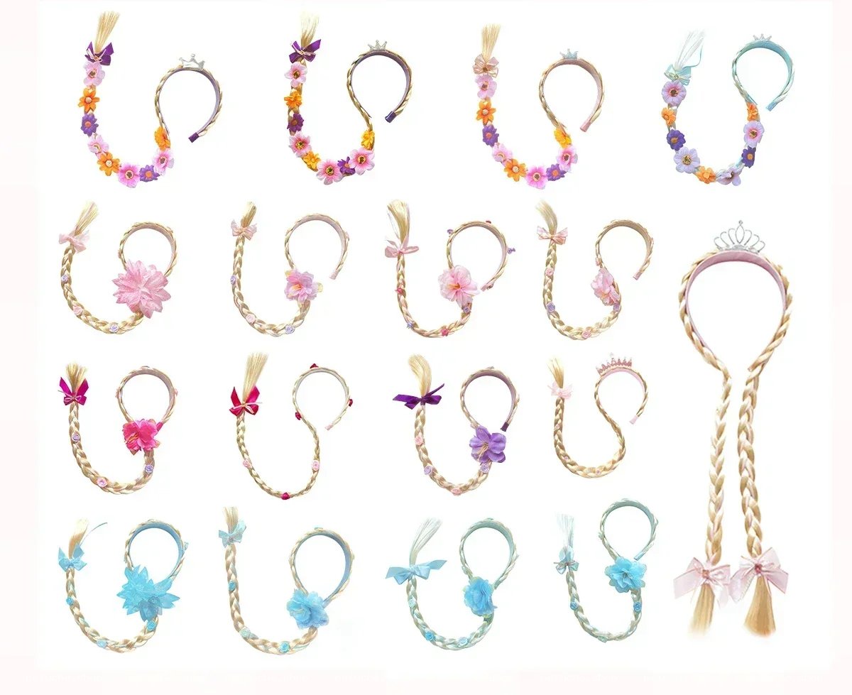 Serre-têtes Tresses Fleurs & Couronnes - Acc. Cheveux Enfant