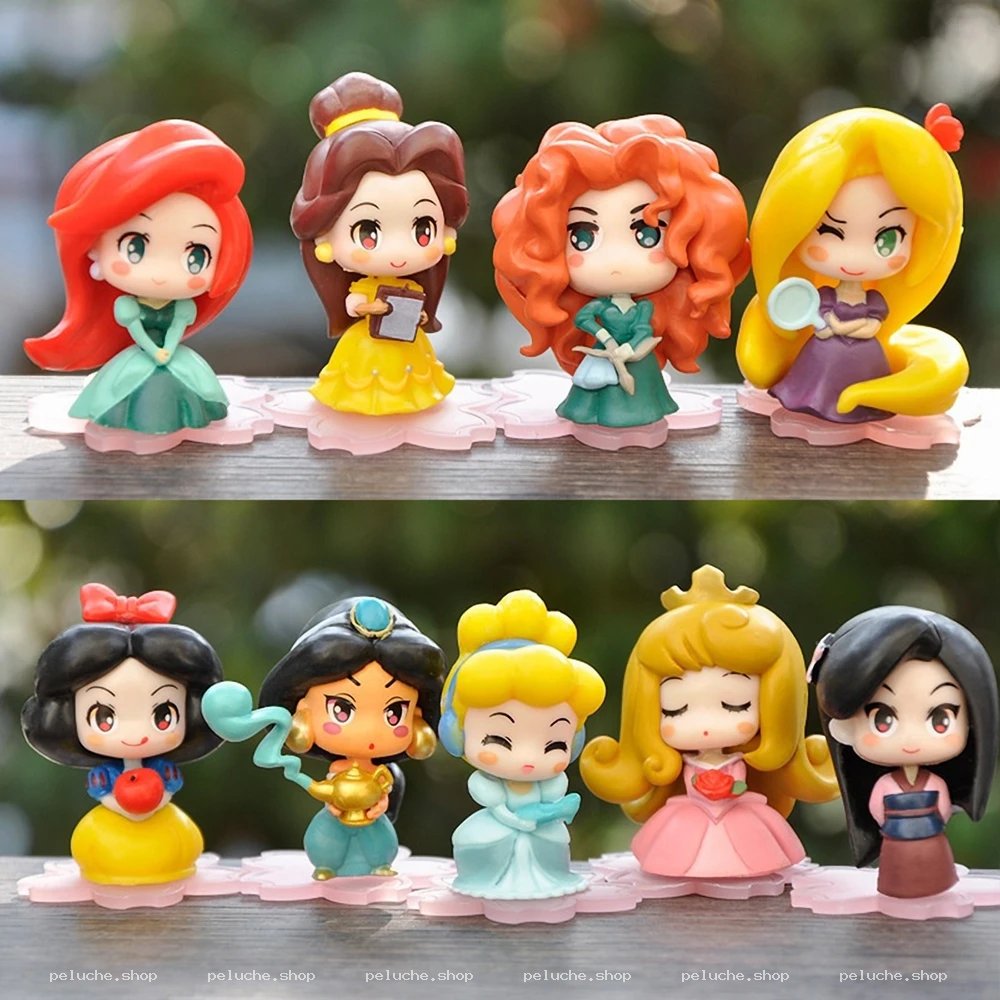 Collection de Figurines Chibi Princesses Disney Officielles