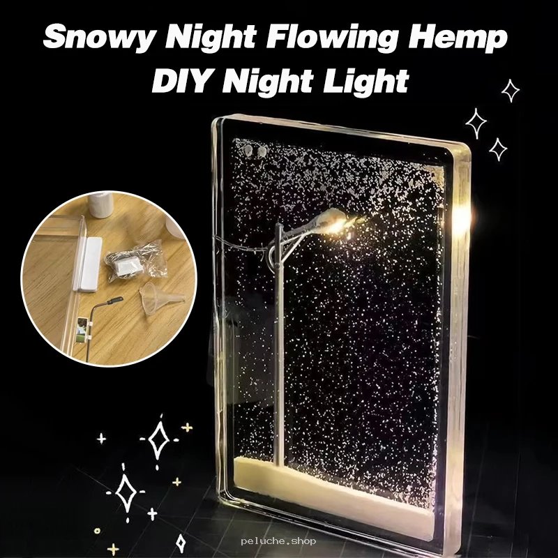 Kit Veilleuse DIY Nuit Enneigée : Créez votre Ambiance Magique