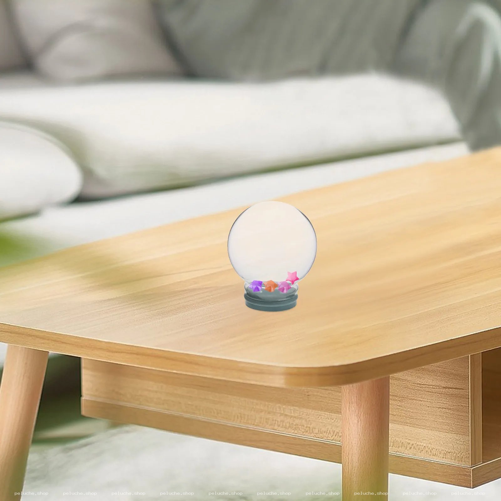 Mini globe décoratif avec étoiles colorées - Déco moderne