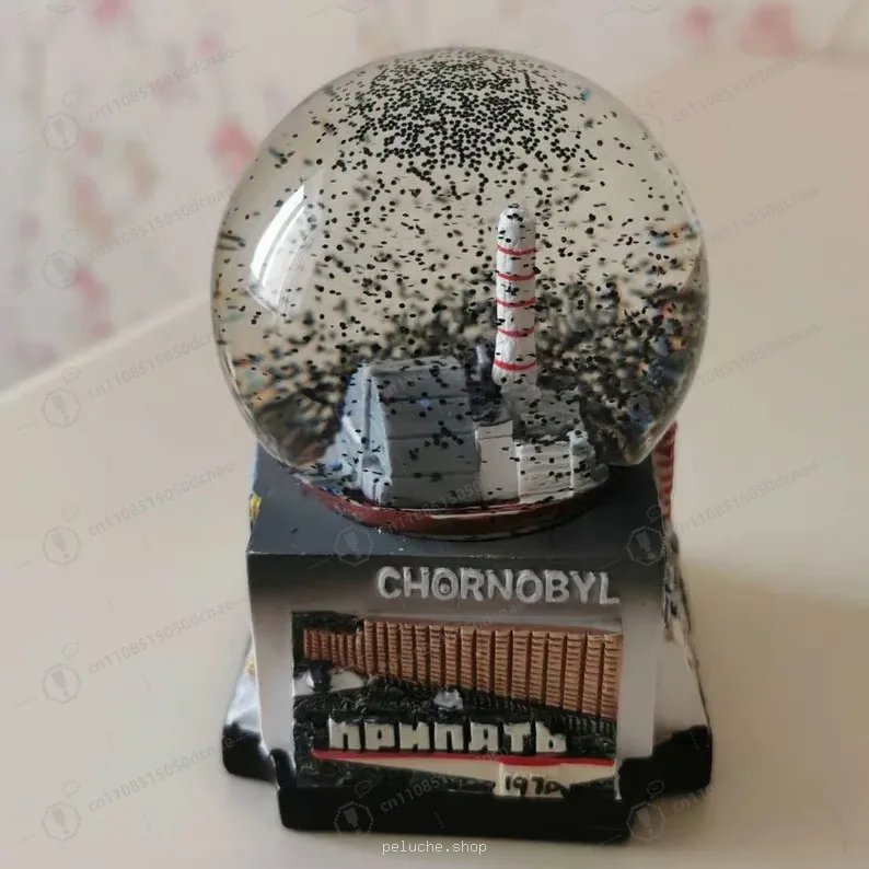 Boule à neige Tchernobyl - Réacteur et Pripyat - Souvenir unique