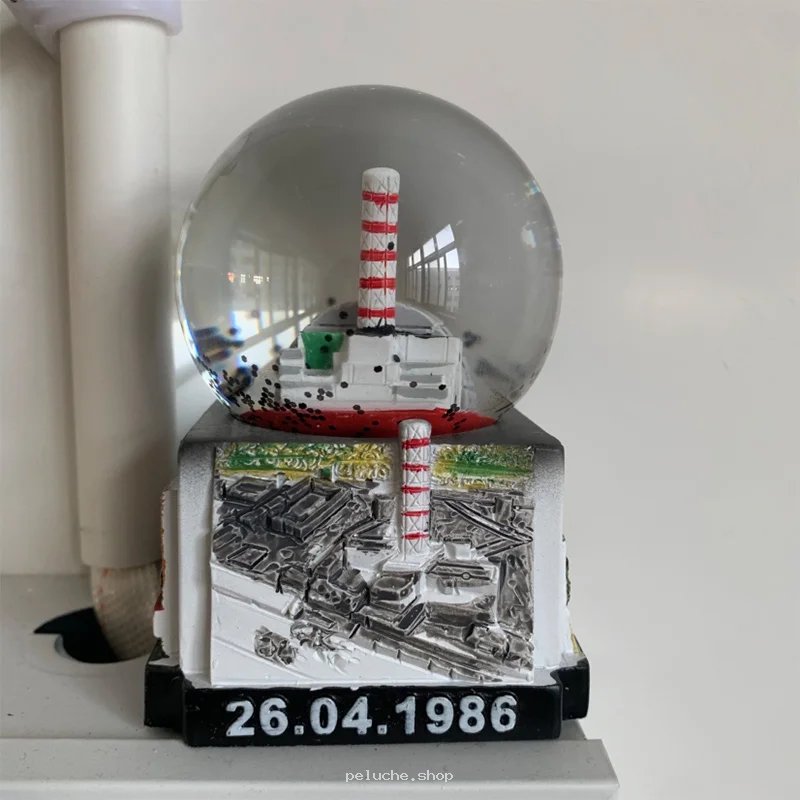 Boule à Neige Tchernobyl commémorative - Date 26.04.1986