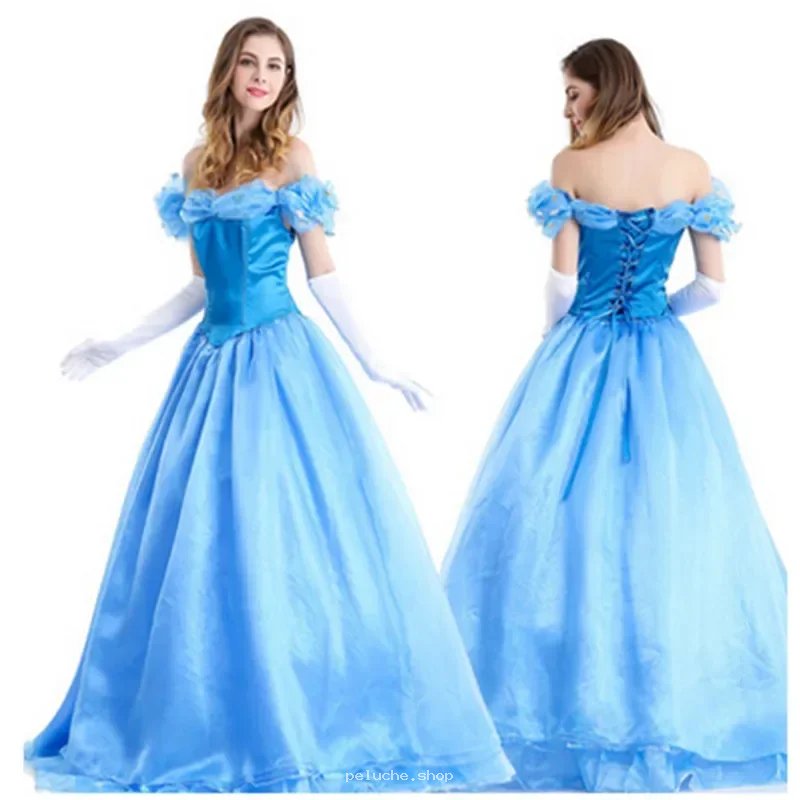 Robe de Cendrillon Bleue | Costume Princesse Féerique
