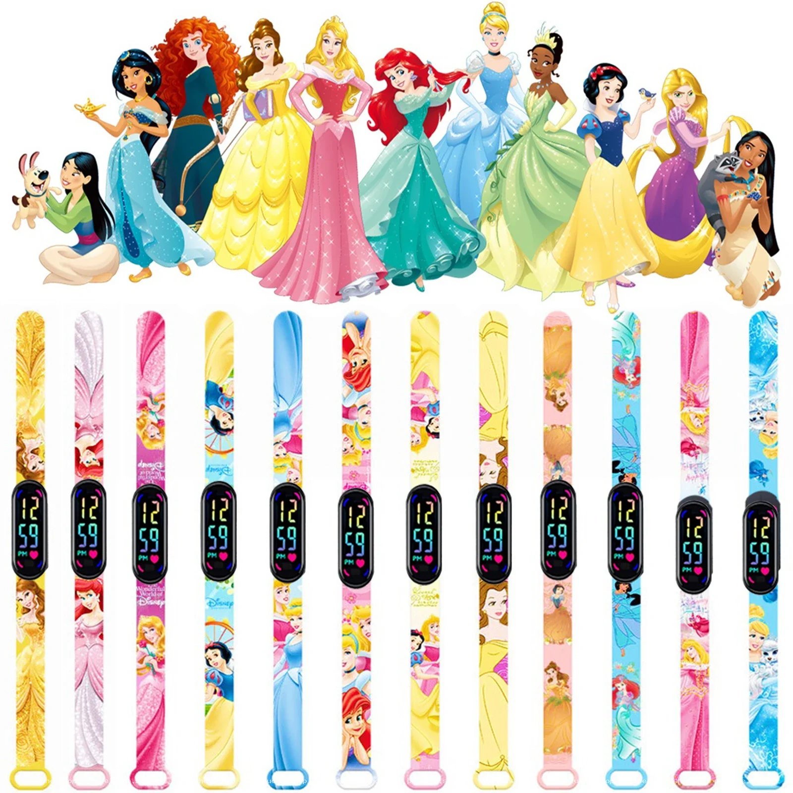 Montres Enfants Disney Princesses - Collection Digitale Unique