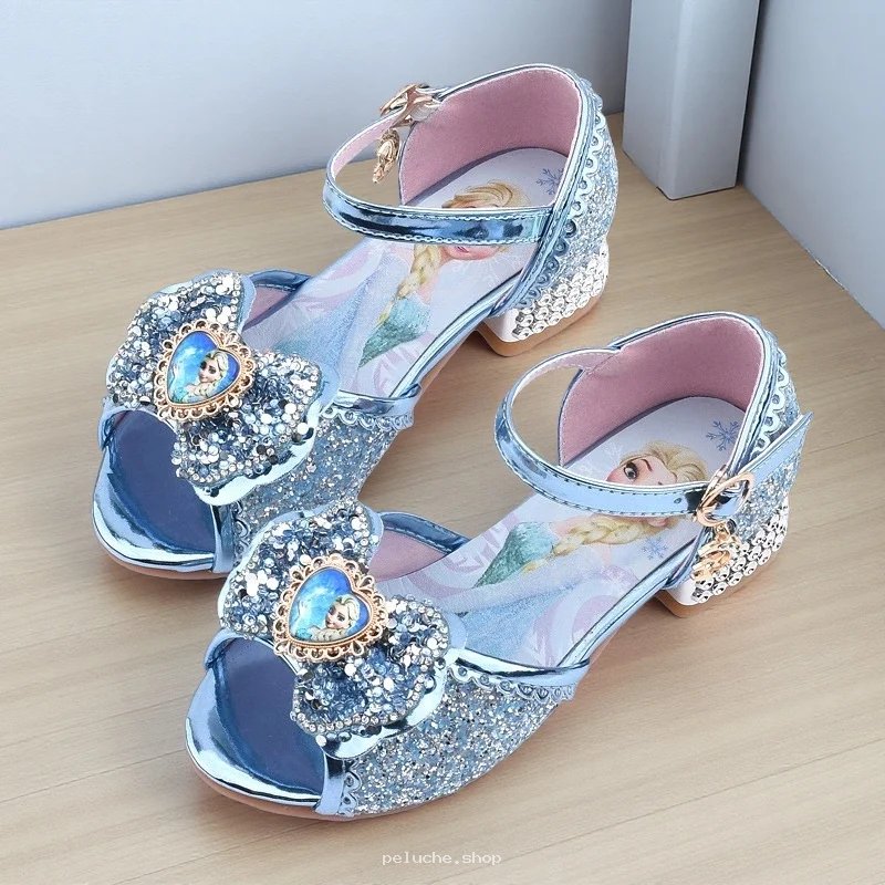 Sandales Elsa Pailletées pour Fille - Chaussures Princesse Gelée