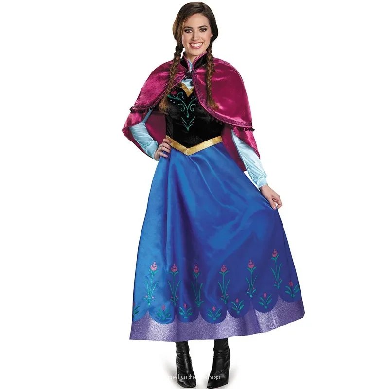 Déguisement Anna Reine des Neiges - Costume Adulte ou Enfant