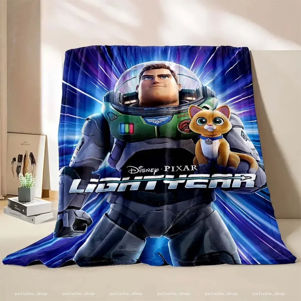 Plaid Doux Buzz Lightyear & Sox | Couverture Disney Pixar